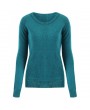 Elbow Spliced Back Buttoned Pullover Sweater